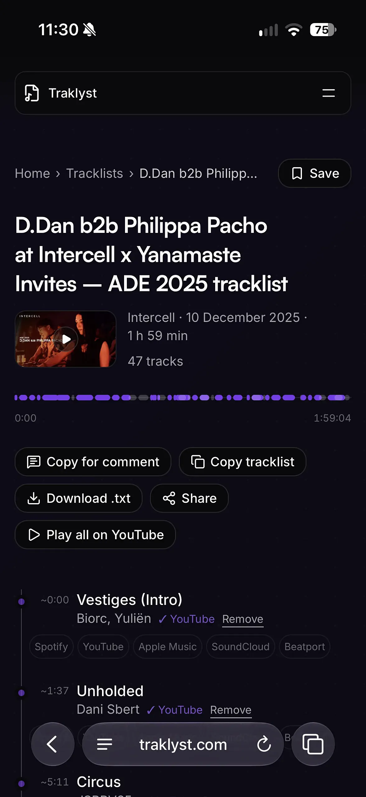 Screenshot: On a phone 2